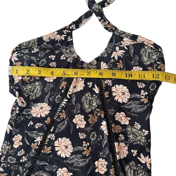 NWOT O'Neill Swimsuit X-small Colleen Floral Deep V-Neck Cheeky One Piece Xs - Picture 7 of 9